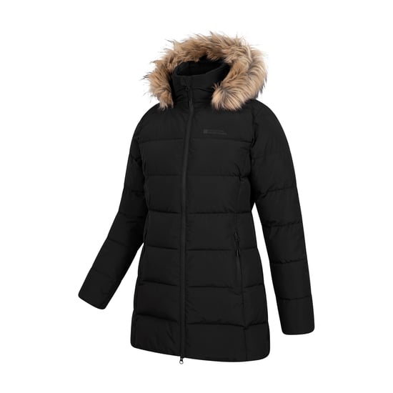 Mountain Warehouse Womens/Ladies Nola Long Padded Jacket (Black) - Image 3