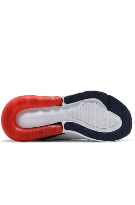 Zapatillas Nike Air Max 270, Blanco/Rojo Chile-Marino Noche - Image 2