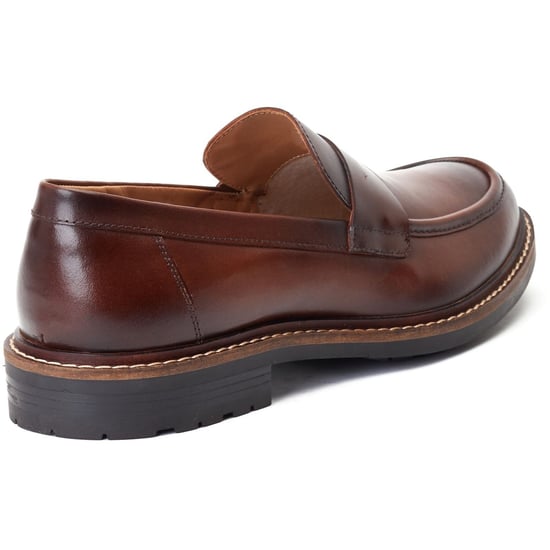 Base London Ivey Leather Men's Burnt Brown Loafers - Image 2