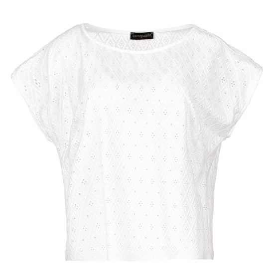Top bordado sin mangas blanco - Image 1