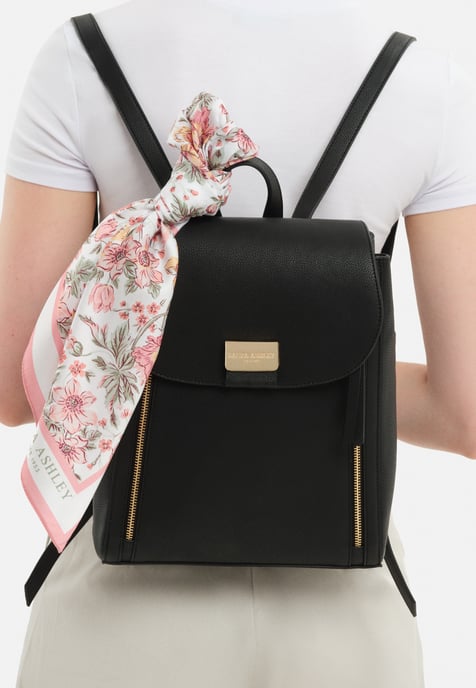 Laura Ashley Black Backpack