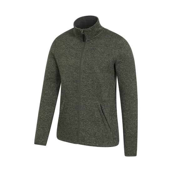 Mountain Warehouse Mens Idris III Full Zip Fleece Jacket (Green) - Image 3