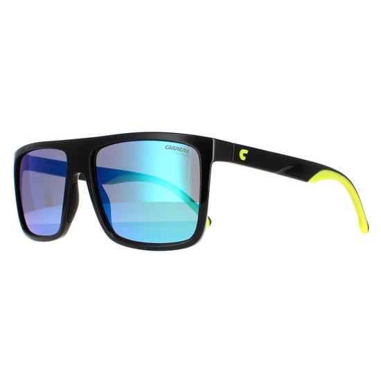 Carrera Square Mens Black Green Green Multilayer Mirror 8055/S