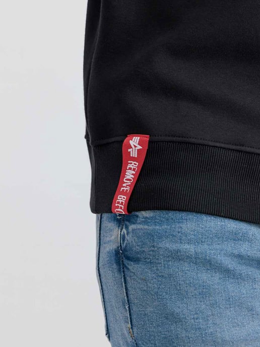 Suéter de media cremallera Alpha Industries SL Negro - Image 4