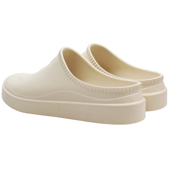 Hunter In/Out Bloom Algae Unisex White Clogs