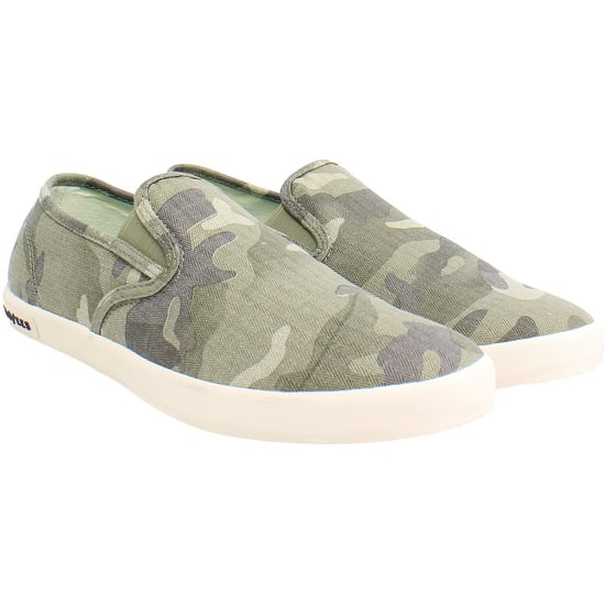 Seavees Baja Saltwash Zapatillas Verdes para Mujer - Image 2