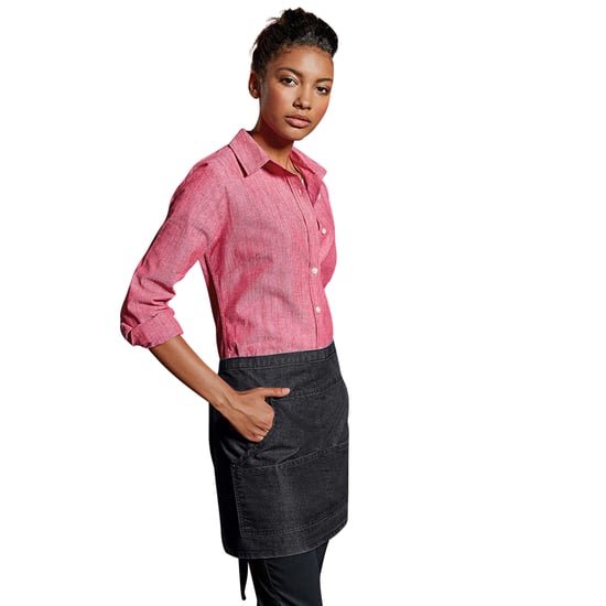 Premier Jeans Stitch Denim Waist Apron (Black Denim) - Image 2