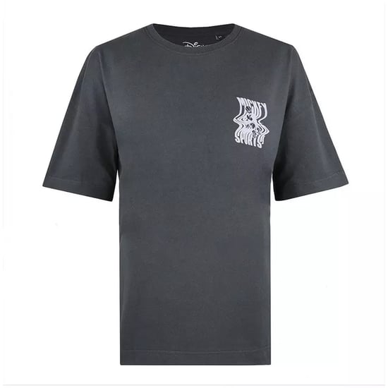 Disney Womens/Ladies Mickey Mouse Wave Oversized T-Shirt (Dark Charcoal)