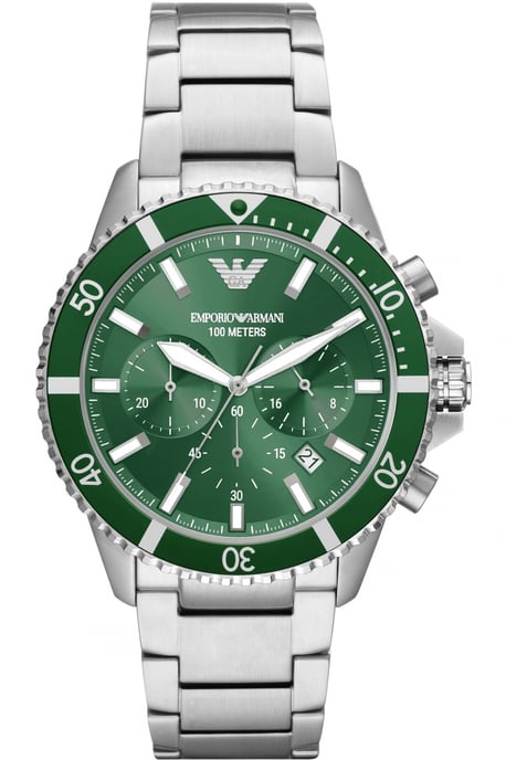 Emporio Armani Diver Men's Silver Watch AR11500 - Image 1