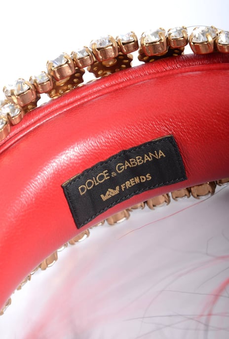 Auriculares Dolce & Gabbana para mujer con piel y joyas - Image 3