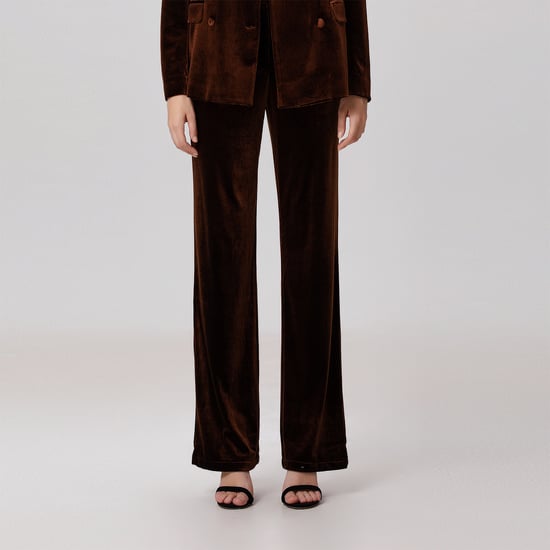 Straight velvet suit pants - Image 6