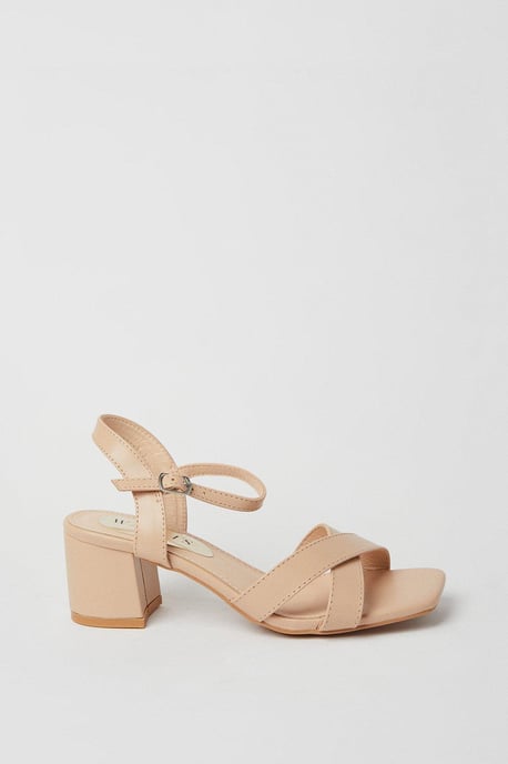 Samiya Cross Strap Medium Heel Sandal - Image 2