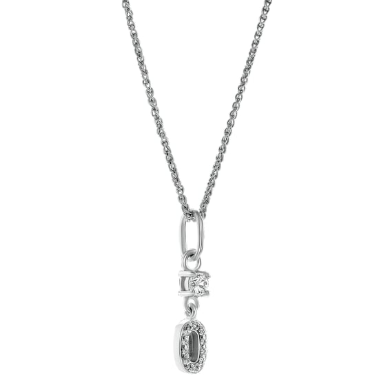 Orphelia 'Lily' Women's 925 Sterling Silver Pendant with Chain - Silver ZH-7582 - Image 2
