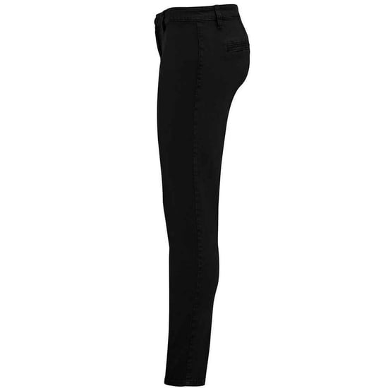SOLS Womens/Ladies Jules 7/8 Chinos (Black) - Image 3