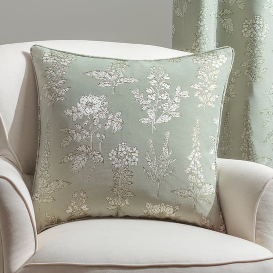 Cojín de poliéster acolchado Jacquard floral Sophia de Wylder Nature - Image 6