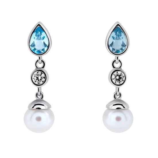 Orphelia 'Lylou' Women's 925 Sterling Silver Drop Earrings - Silver ZO-7498 - Image 2
