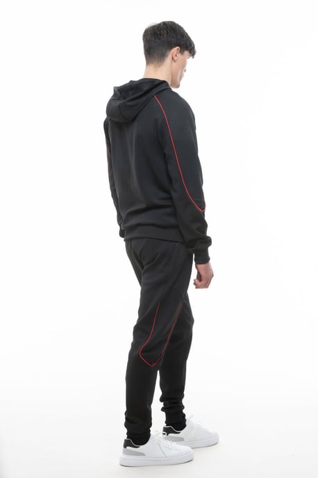 D Rock Men's Full Tracksuit 2 Piece Set with Hood