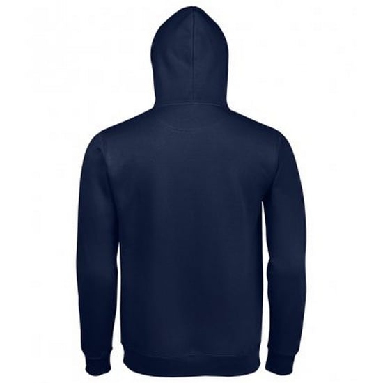 SOLS Unisex Adults Spencer Hooded Sweatshirt (French Navy) - Image 2