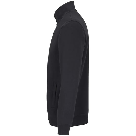 SOLS Unisex Adult Cooper Full Zip Sweat Jacket (Black) - Image 3