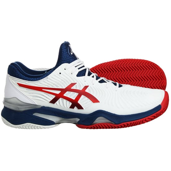 Zapatillas de tenis Asics Court FF 2 Clay para hombre en blanco - Image 4