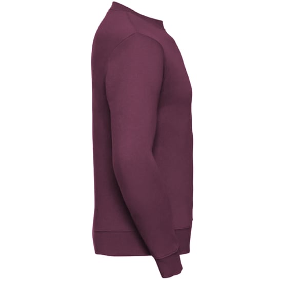Russell Mens Authentic Sweatshirt (Slimmer Cut) (Burgundy) - Image 3