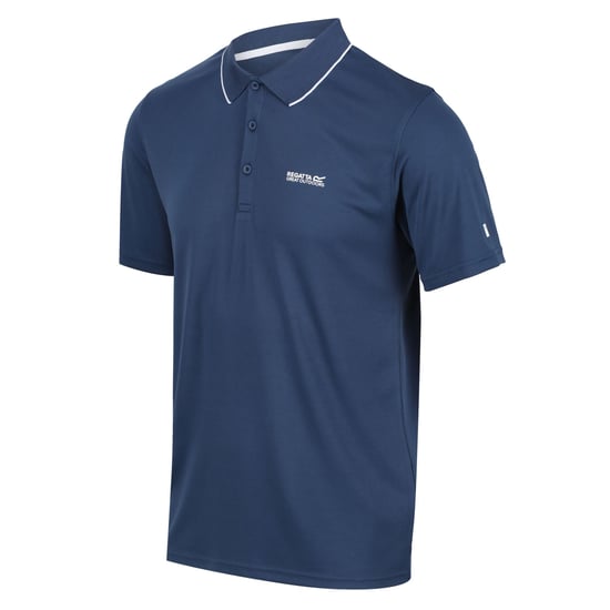Regatta Mens Maverick V Active Polo Shirt (Moonlight Denim)