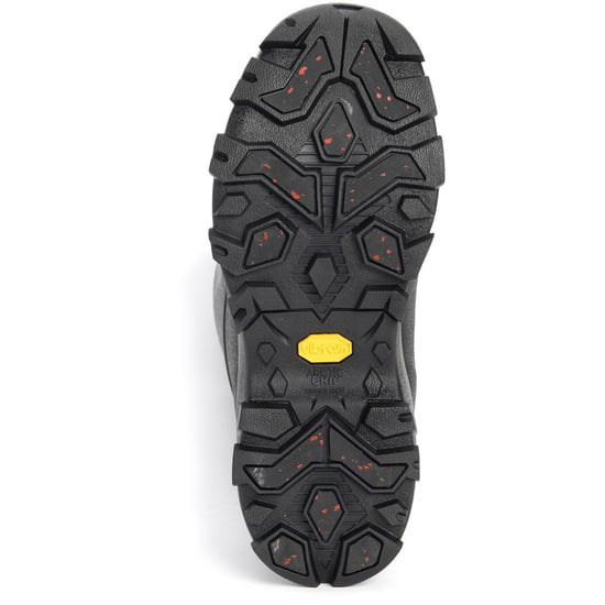 Muck Boots Arctic Ice Tall Rubber Black/Grey Geometric Wellington Boots - Image 4