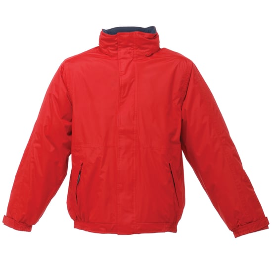 Regatta Mens Dover Waterproof Windproof Jacket (Classic Red/Navy)