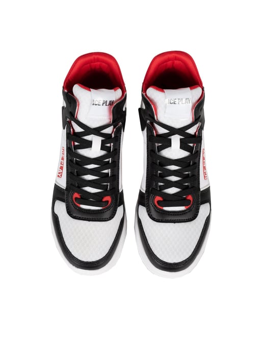 Ice Play Zapatillas del hombre negro, Blanco - Image 4