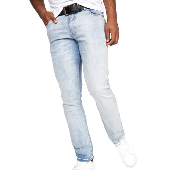 Crosshatch Mens Cadman Straight Jeans (Light Wash) - Image 5
