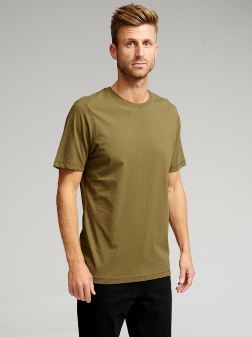 Camiseta básica orgánica - Ejército - Image 2