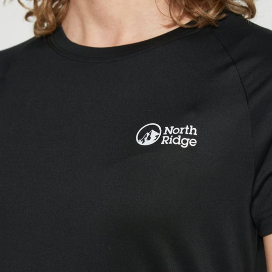 North Ridge Women's Tech Tee Plus with Short Sleeves, Casual T-Shirt