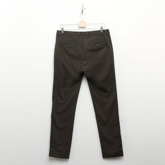 Pantalones Elegantes De Color Caqui De Corte Ajustado Genay De Ted Baker - Image 2