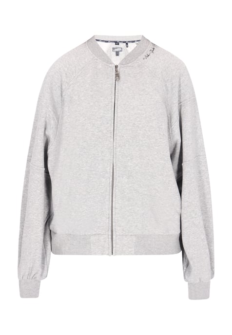 Dreimaster Sweat-jacket women Grey melange - Image 1