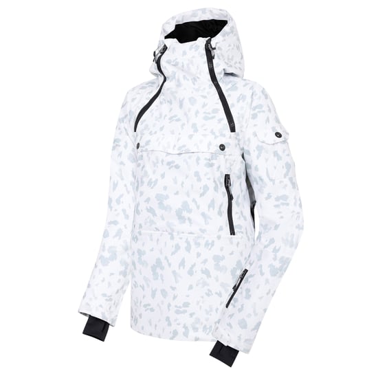 Dare 2B Womens/Ladies Slide Out Dash Print Overhead Ski Jacket (Blanc De Blanc) - Image 3