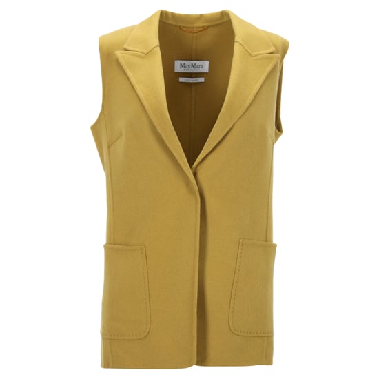 Max Mara Double Faced Vest in Yellow Wool - Image 1