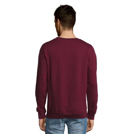 SOLS Unisex Adult New Supreme Sweatshirt (Burgundy) - Image 2