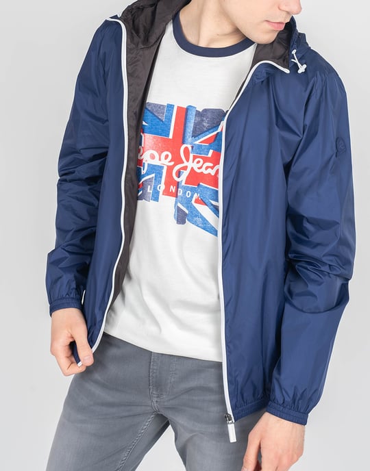 Invicta Chaqueta del hombre Blanco, azul oscuro - Image 3