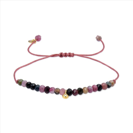 Pulsera Luxenter, Kasai de plata de ley 925 y Cristal Multicolor acabado baño oro amarillo 18K - Image 1