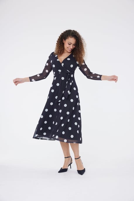 Rebecca Polka Dot Dress