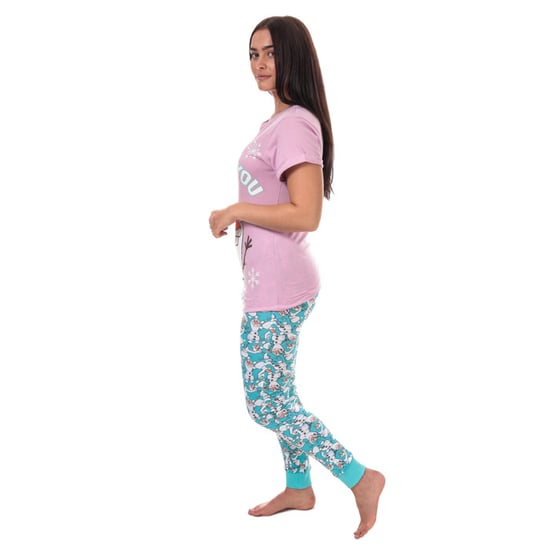 Women's Disney Frozen Pyjamas Purple 8-10in Purple