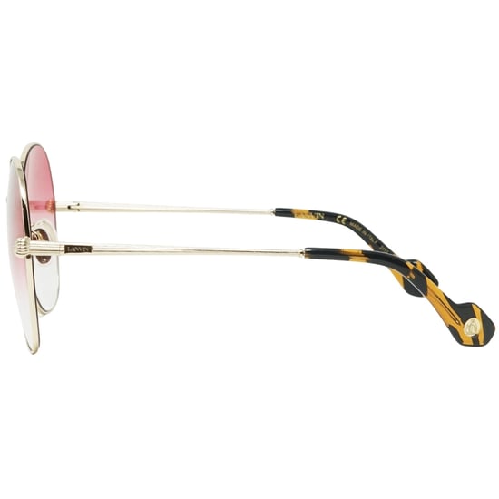 Lanvin gafas de sol doradas con lentes coral degradados - Image 3