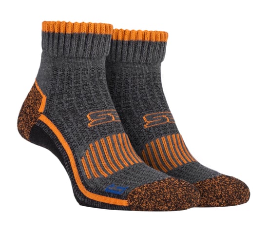 Storm Bloc Mens Cotton Rich High Ankle Length Hiking Trekking Socks - Image 1