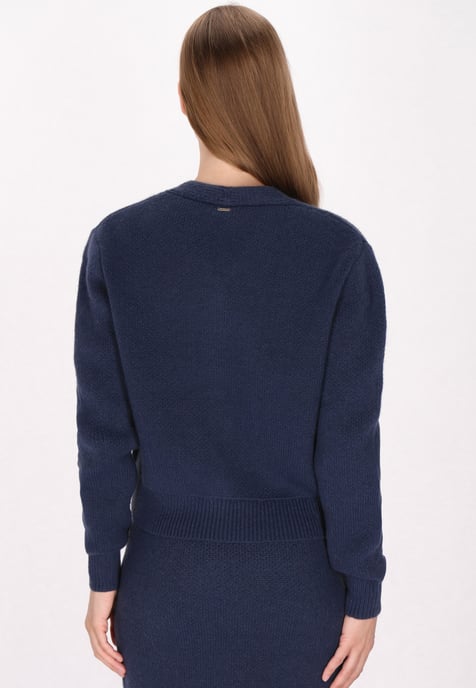 Dreimaster Cardigan women marine - Image 4