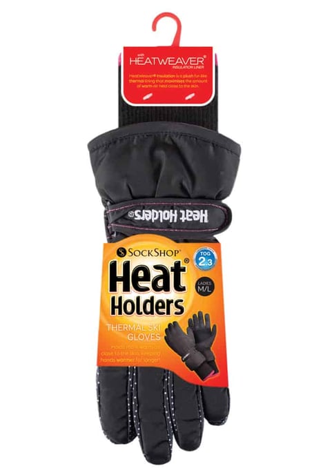 Guantes de esquí de invierno térmicos, impermeables, acolchados y aislantes para mujer - Image 2