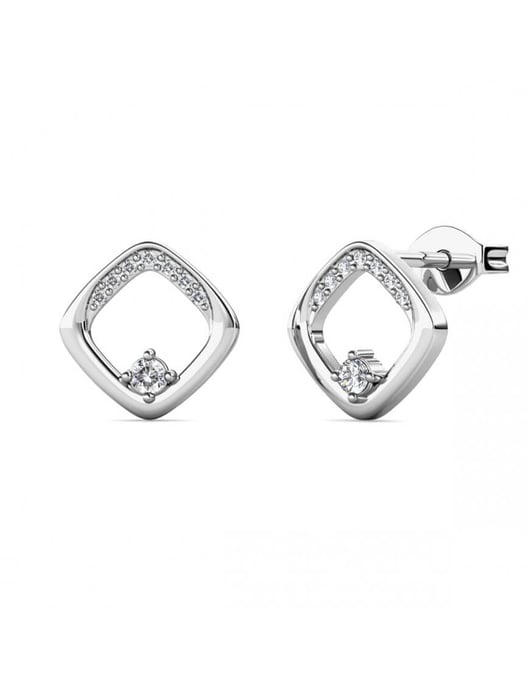 Pendientes Adelise - Plata y Cristal - Image 1