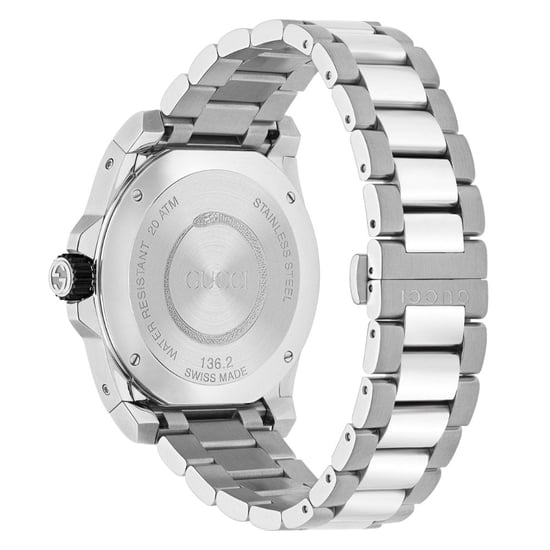 Gucci YA136218 Black Snake Dial Men's Watch