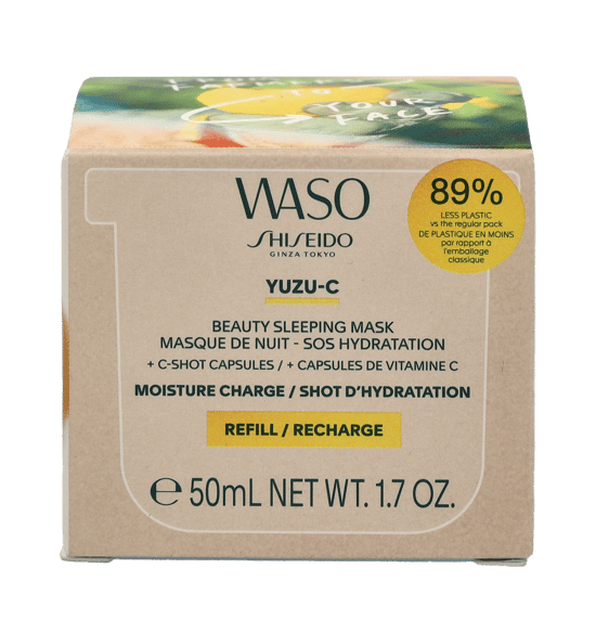 Shiseido WASO Mascarilla de Belleza Dormida Yuzu-C - Recarga 50 ml - Image 2