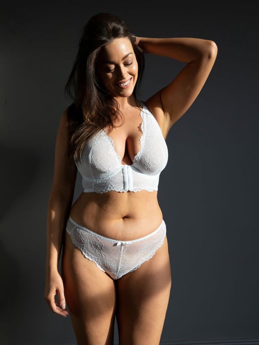 Superboost Lace Deep V Bralette - Image 3