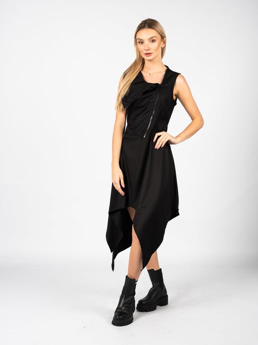 Vestido La Haine Inside Us LW508 Mujer Negro - Image 6